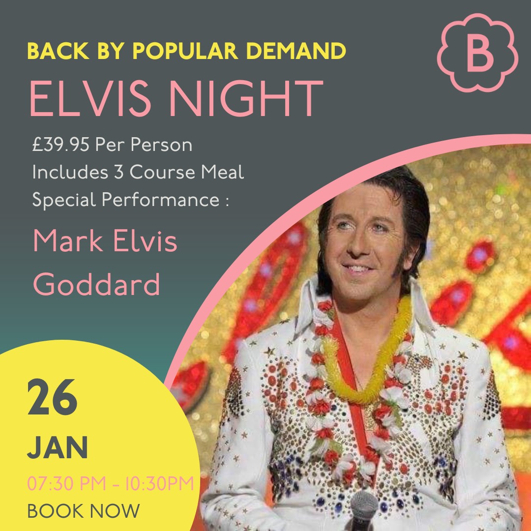 Elvis Night at Bombaylicious Purley
